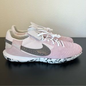 Nike Street Gato Soccer Shoes Pink Foam Pearl Glacier Grey DC8466-606 Size 12